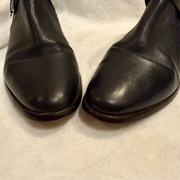 Coach Black Leather Lannah/Lianne Booties Q5316 - Picture 8 of 14